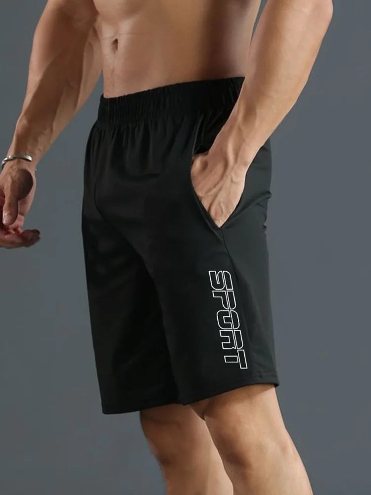 1/4 Piece Set of Men's Quick Dry Sport Shorts Breathable Gym Running Training Fitness Shorts  Casual Jogging Beach Bottoms