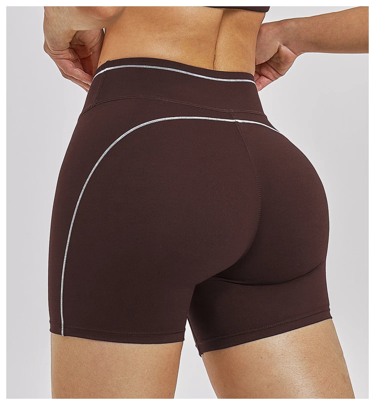Women Running Sports Shorts Buttock Lift Gym Leggings Women Summer Shorts Cycling Slim Fit Workout Shorts High Waist Yoga Shorts