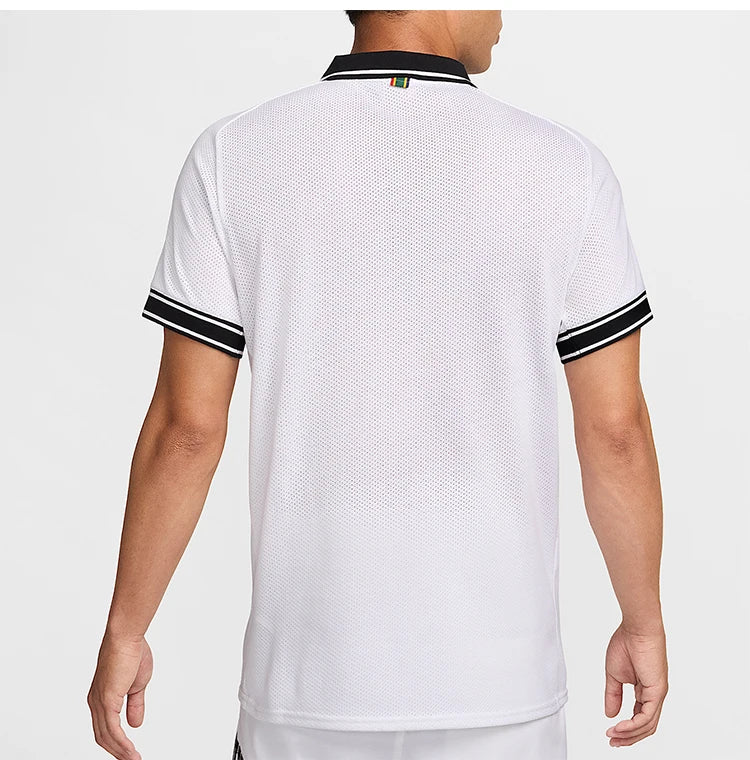 Nike genuine Court Heritage Men's Collared Tennis T-Shirt FQ2102-100