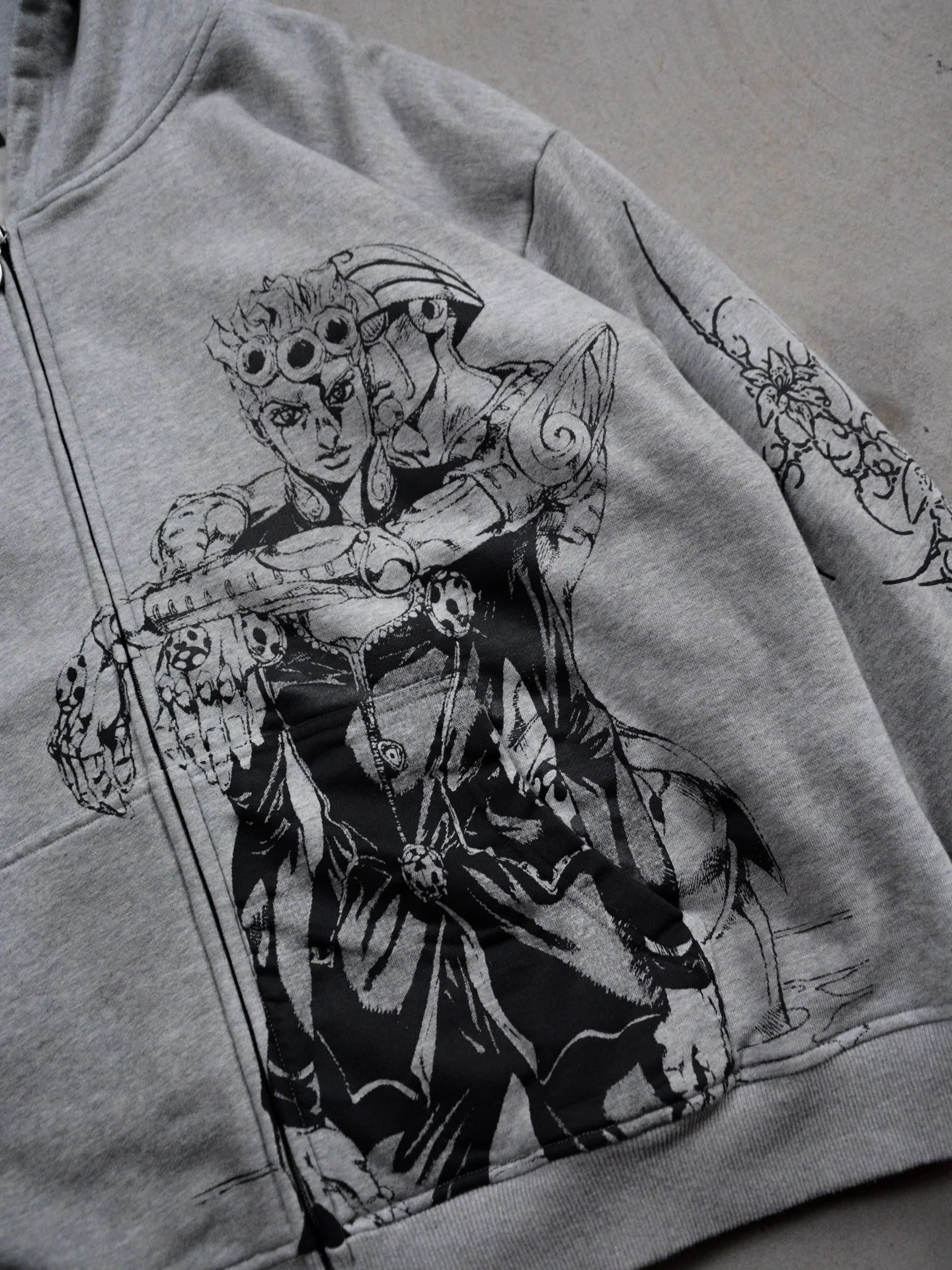 Jojo Bizarre Adventure Silver Chariot Zip Up Hoodies Women Y2k Oversized Hoodie Hip Hop Couples Harajuku Street Men Sweatshirt
