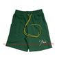 Latest Style RHUDE Men's  Casual Shorts Hip Hop Elastic Waist Drawstring Zip Pocket Summer Street Leisure Beach Shorts