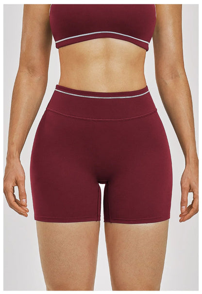 Women Running Sports Shorts Buttock Lift Gym Leggings Women Summer Shorts Cycling Slim Fit Workout Shorts High Waist Yoga Shorts
