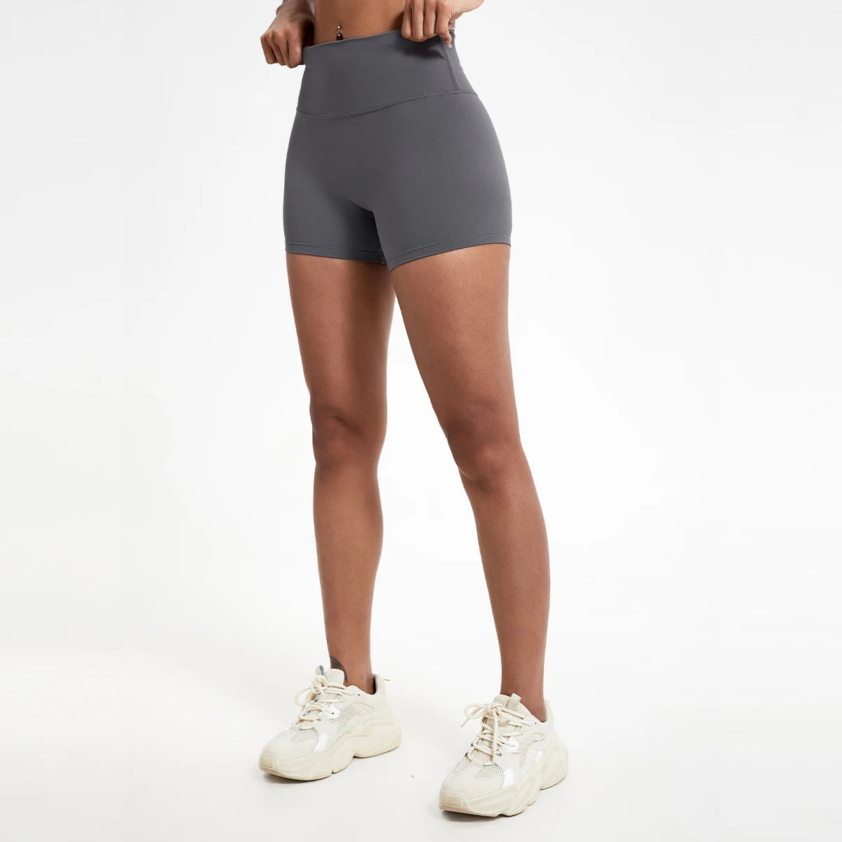 Hearuisavy Women's Sports Shorts Summer Running Fitness Shorts Gym High Waisted Yoga Pands Breathable Quick Dry Workout Leggings