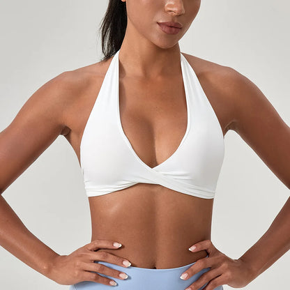 high-intensity sports bra for women's running, shockproof and high elasticity yoga vest, outdoor fitness sports bra