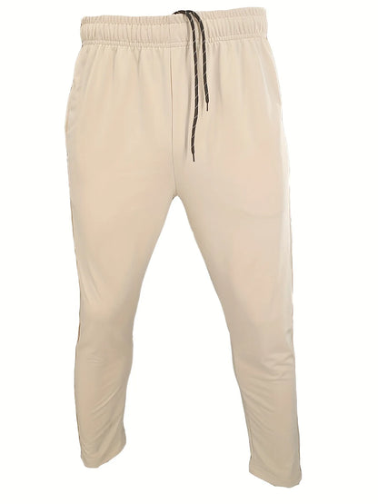 New Summer Men's Casual Sports Pants Gym Workout Joggers Running Trousers for Men Waist Lightweight Quick Dry