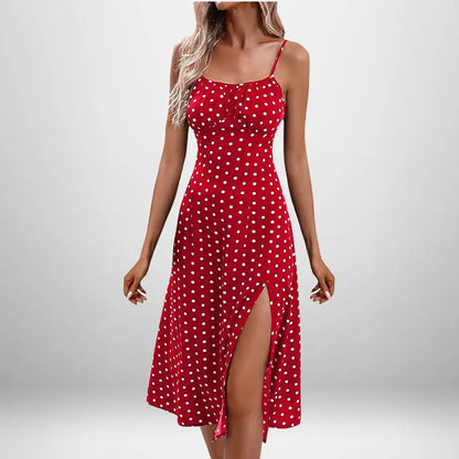 Women Elegant Floral Beach Vacation Streetwear Sexy Low Cut Beach Party Slim Slit Dress Chic Bodycon Lady Sleeveless Vestidos