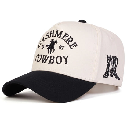 Unisex COWBOY Letter Embroidery Baseball Caps Spring and Autumn Outdoor Adjustable Casual Hats Sunscreen Hat Sports Cap