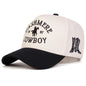 Unisex COWBOY Letter Embroidery Baseball Caps Spring and Autumn Outdoor Adjustable Casual Hats Sunscreen Hat Sports Cap