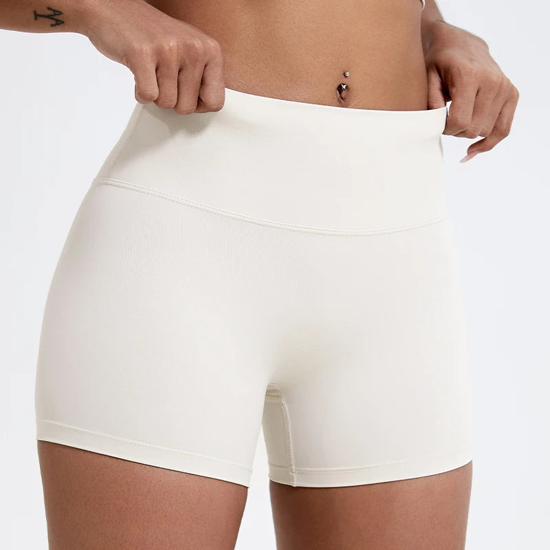Hearuisavy Women's Sports Shorts Summer Running Fitness Shorts Gym High Waisted Yoga Pands Breathable Quick Dry Workout Leggings
