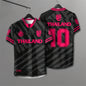 Elephant Thailand 3D Printed Rugby Collar Short Sleeve Summer Street T Shirt Man High Quality Oversized Breathable
