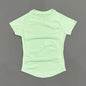Histello Women Short Sleeve Sports T-Shirt Round Neck Breathable Stretchy Quick Dry Top Yoga Gym Running Fitness Activewear