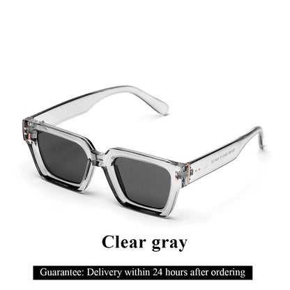 Profashions X Ruiao Luxury Premium Shades Designer Black Brand Sunglasses Men's Square