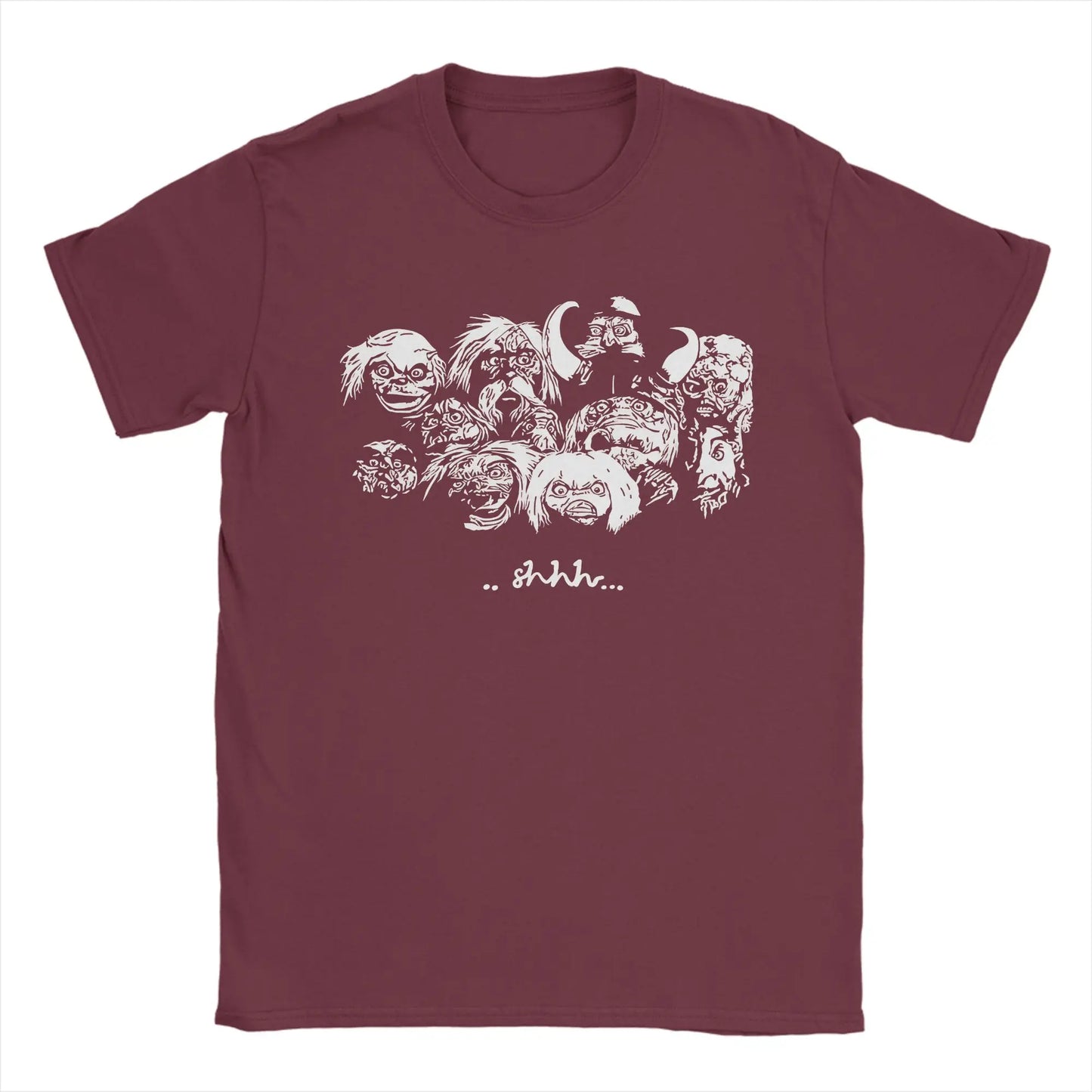 Profashion x Labyrinth Goblins T-Shirt for Men  Vintage 100% Cotton Tee Shirt Round Neck Short Sleeve T Shirt Gift Idea Tops