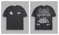 WOLVES CLUB STABILITY "PREMIUM" OVERSIZED TEE IN BLACK Summer Men's and Women's T-shirt Fashion Loose Printed Tops