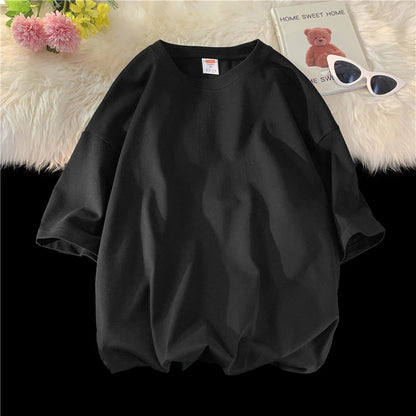Men's T Shirt Casual Loose Cotton Short Sleeve T-Shirt Men Top Tee shirt Men