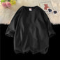 Men's T Shirt Casual Loose Cotton Short Sleeve T-Shirt Men Top Tee shirt Men
