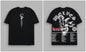 WOLVES CLUB STABILITY "PREMIUM" OVERSIZED TEE IN BLACK Summer Men's and Women's T-shirt Fashion Loose Printed Tops