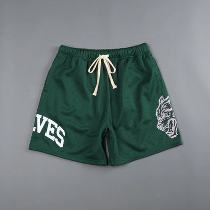 Men's Summer Streetwear Sports Casual Shorts Gym Fitness Mesh