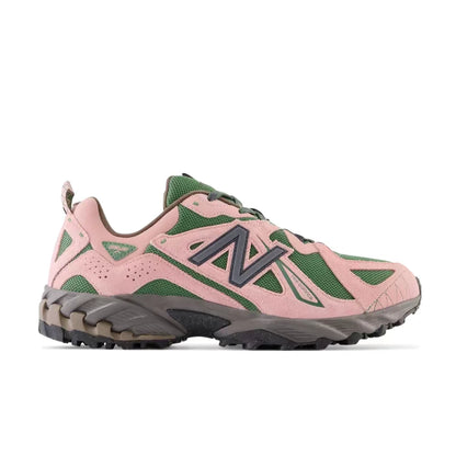 New Balance 610T Unisex Low-Top Casual Running Shoes – Pink/Green, Non-Slip Outsole, Durable & Comfortable ML610TBK