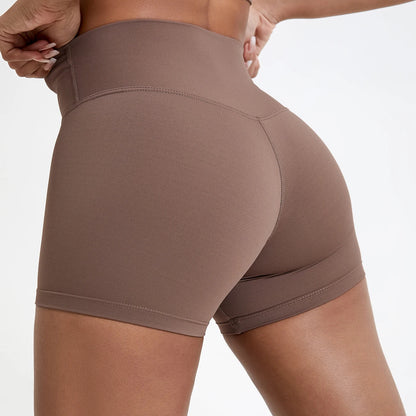 Hearuisavy Women's Sports Shorts Summer Running Fitness Shorts Gym High Waisted Yoga Pands Breathable Quick Dry Workout Leggings