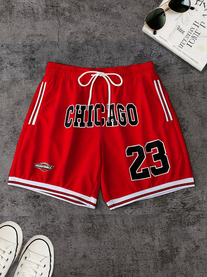 The summer new pattern 3D letter printed men's shorts are casual, fashionable, soft, comfortable and lightweight