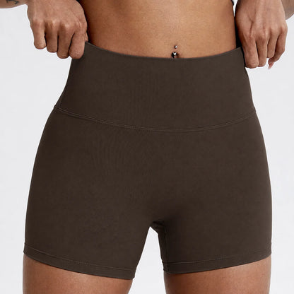 Hearuisavy Women's Sports Shorts Summer Running Fitness Shorts Gym High Waisted Yoga Pands Breathable Quick Dry Workout Leggings