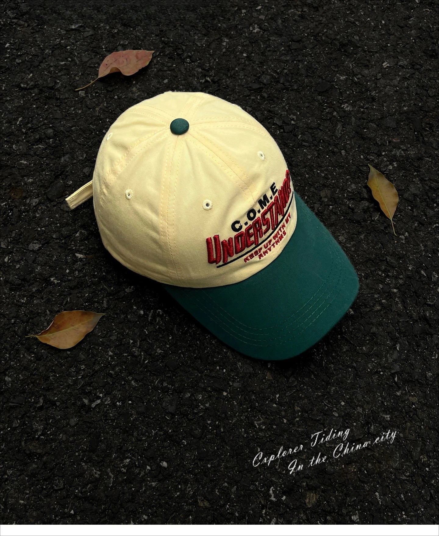 Street Color Blocked Duck Tongue Hat Looks Small, soft Top, wide Brim, deep Top, letter Baseball Cap for Men and Women