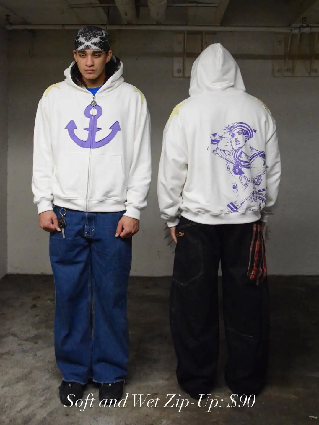 Jojo Bizarre Adventure Silver Chariot Zip Up Hoodies Women Y2k Oversized Hoodie Hip Hop Couples Harajuku Street Men Sweatshirt