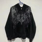 American Vintage Oversized Skull Graphic Zipper Hoodie Men Y2K Harajuku Hip Hop Gothic Couple Casual Joker Sweatshirt Coats