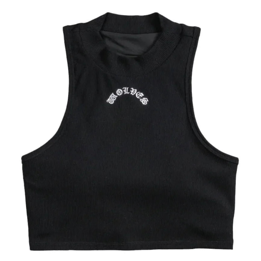 Wolf Head Fitness Yoga Bra Underwear Women's Sports Running Shock-proof Quick-drying Vest Sexy Backless