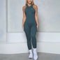 Allure The Brand Zipper Women Tracksuit Yoga Set One Piece Jumpsuit Workout Scrunch Legging Rompers Sport Gym Active Suit
