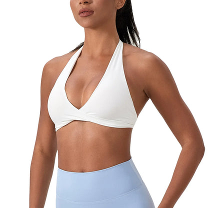 high-intensity sports bra for women's running, shockproof and high elasticity yoga vest, outdoor fitness sports bra