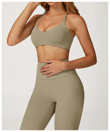 Sports Bras Woman Quick-Dry Women Underwear Sporty Woman Top Summer Slim Fit Casual Backless Running Sports Wear Female Clothing
