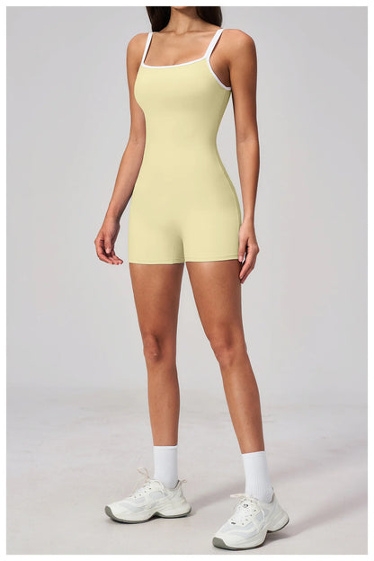 Yoga Jumpsuit One Piece Overalls Fitness Bodysuit Workout Clothes Women Tracksuit Sportwear Women Buttock lifting Set Activewear