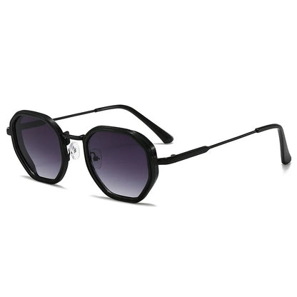 1 Pair Unisex Round Metal Fashionable Sunglasses Vintage Irregular punk Man Sun Glasses Classic UV400 Male Female Eyeglasses