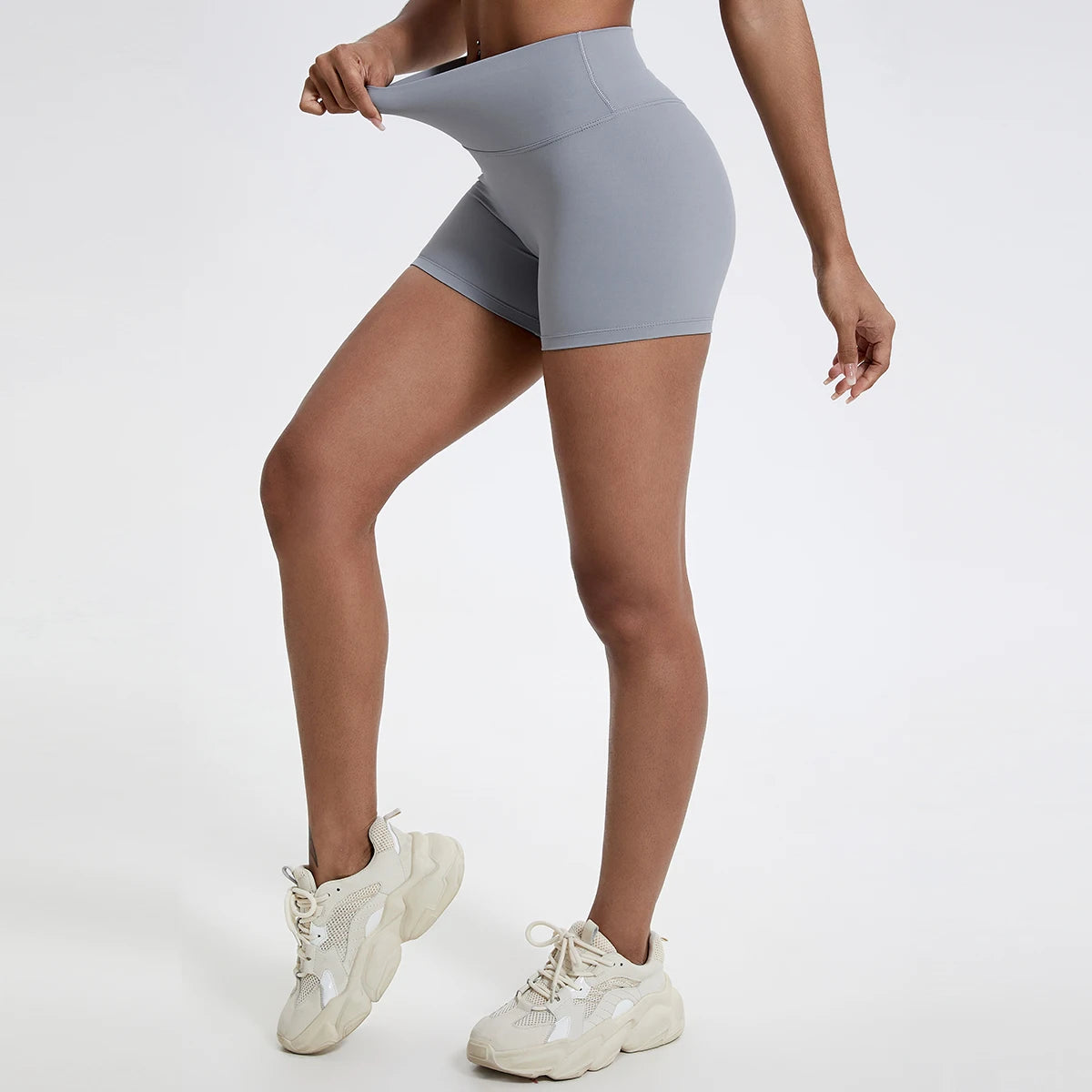 Hearuisavy Women's Sports Shorts Summer Running Fitness Shorts Gym High Waisted Yoga Pands Breathable Quick Dry Workout Leggings