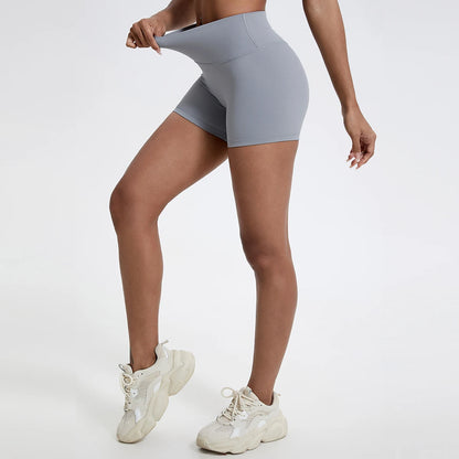 Hearuisavy Women's Sports Shorts Summer Running Fitness Shorts Gym High Waisted Yoga Pands Breathable Quick Dry Workout Leggings