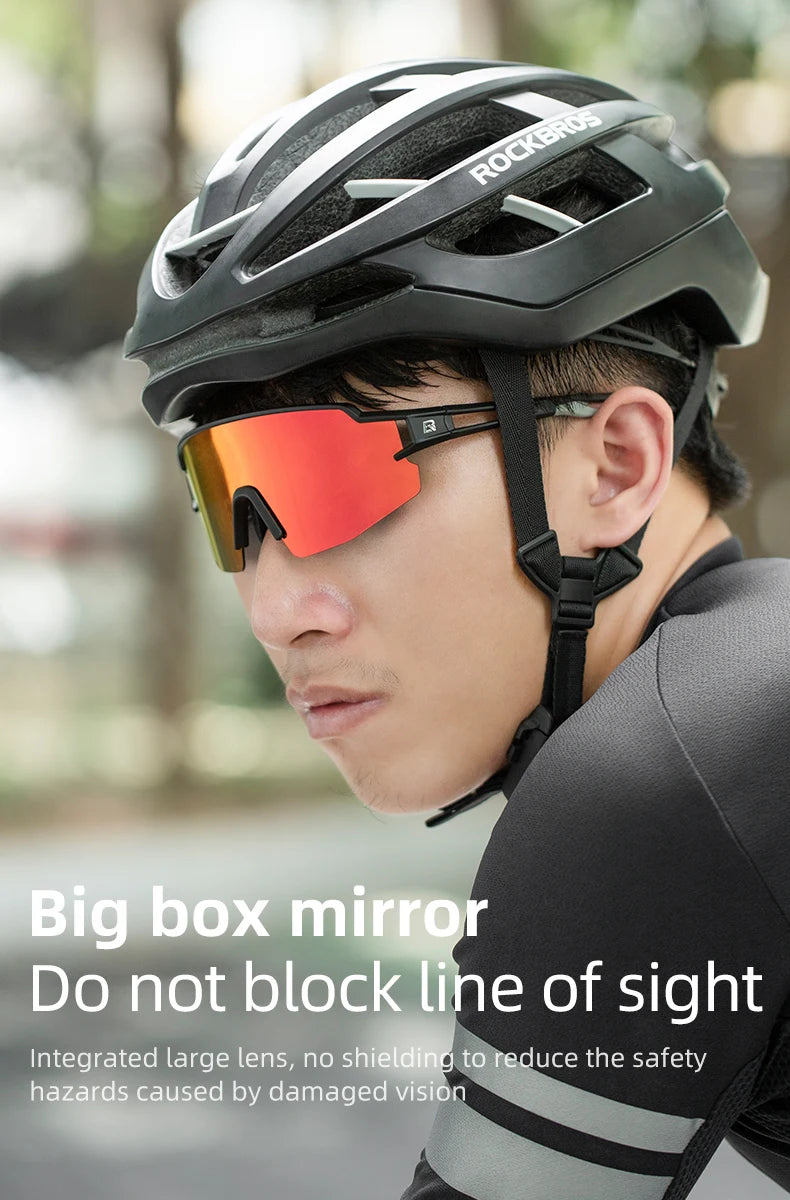 ROCKBROS Cycling Glasses Polarized UV400 Protection Bicycle Sunglasses Men Women Photochromic MTB Road Bicycle Goggles Eyewear
