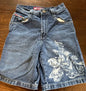 New Men Black Floral Print Denim Shorts Unique Creative Design Summer Casual Trendy Style Comfortable Fit for Outdoor Streetwear