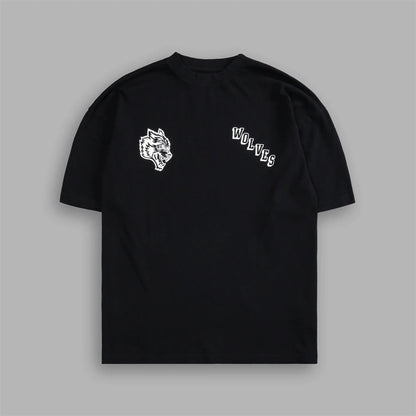 DARC Wolf Head 230G Combed Cotton round Neck Short Sleeve T-Shirt