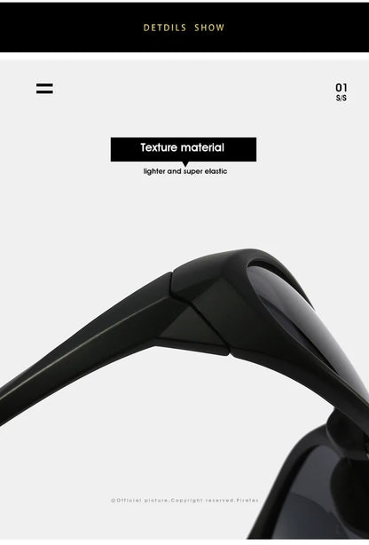 New Trendy Snow Sports Sunglasses, Outdoor Cycling Goggles, Windproof European and American Polarized Sunglasses