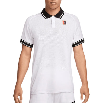 Nike genuine Court Heritage Men's Collared Tennis T-Shirt FQ2102-100