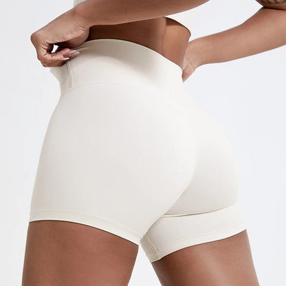 Hearuisavy Women's Sports Shorts Summer Running Fitness Shorts Gym High Waisted Yoga Pands Breathable Quick Dry Workout Leggings