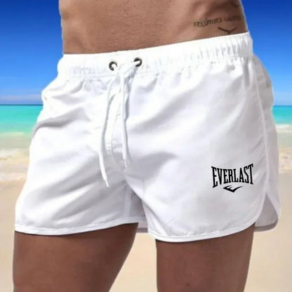 EVERLAST Men's Sports Shorts Summer Quick Dry Breathable Mesh Fitness Running Shorts Swimming Vacation Shorts