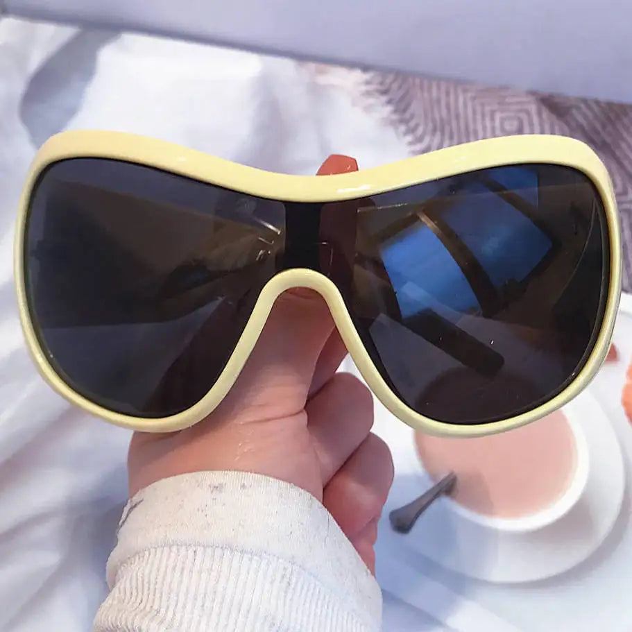 one piece sunglasses for women men vintage square shield gradient hip hop sun glasses female sexy driving shades