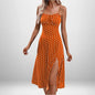 Women Elegant Floral Beach Vacation Streetwear Sexy Low Cut Beach Party Slim Slit Dress Chic Bodycon Lady Sleeveless Vestidos