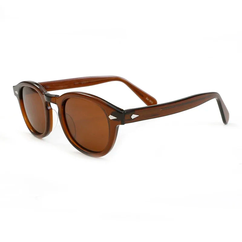 Johnny Depp Polarized Sunglasses Men Sun Glasses Woman Luxury Brand Vintage Acetate Frame Goggles