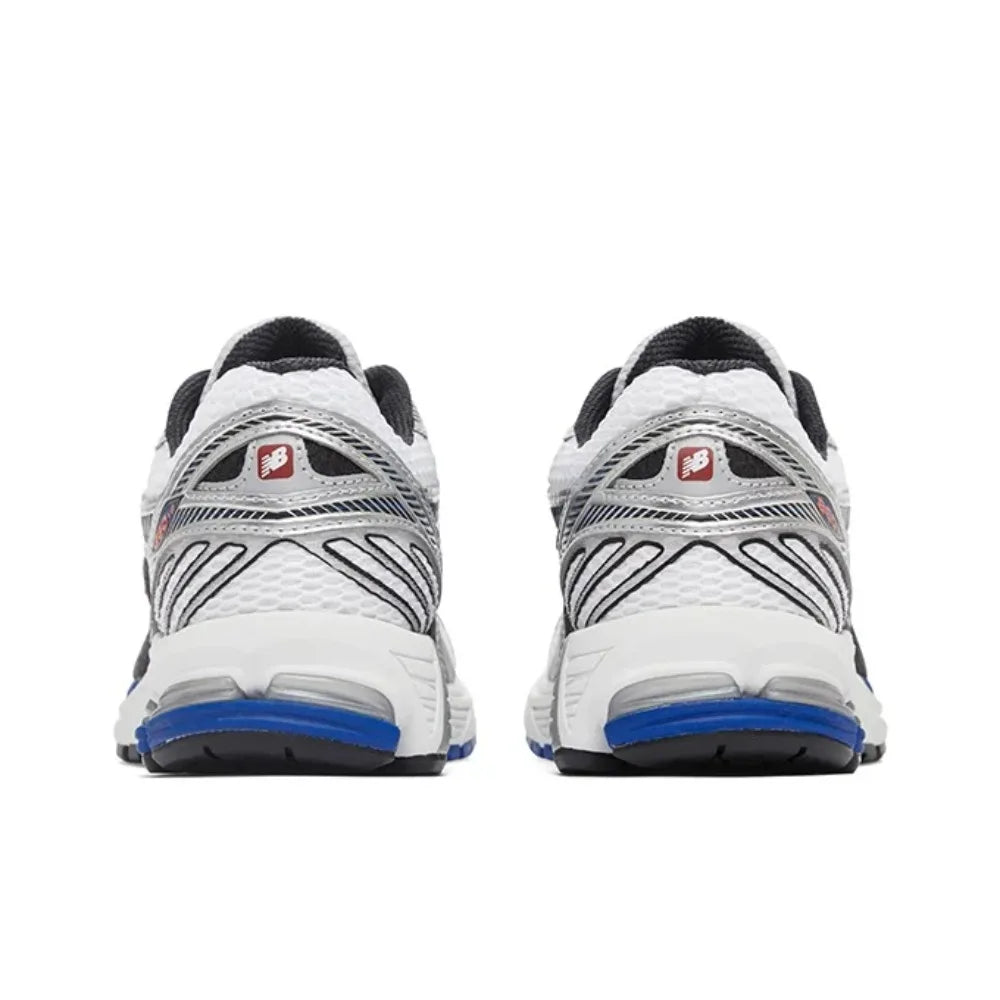 New Balance 860 v2 Unisex Lightweight Fit Anti-slip Wear-resistant Low-top Casual Running Shoes, Blue and White ML860XB