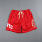 Men's Summer Streetwear Sports Casual Shorts Gym Fitness Mesh