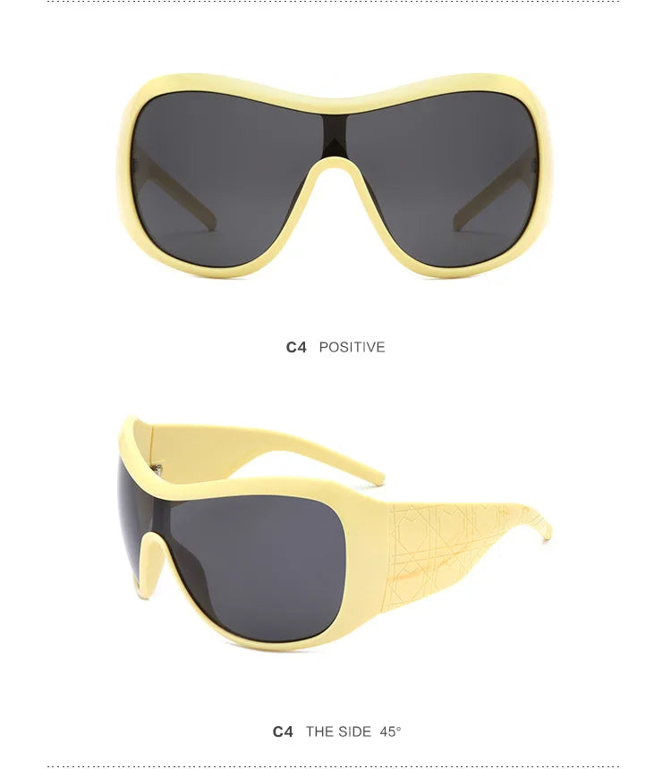 one piece sunglasses for women men vintage square shield gradient hip hop sun glasses female sexy driving shades